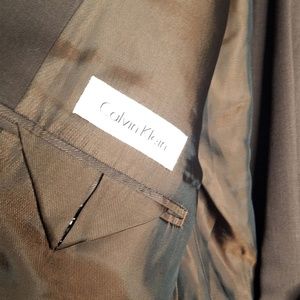 Men's 2-Piece Suit - Mocha Brown - Calvin Klein